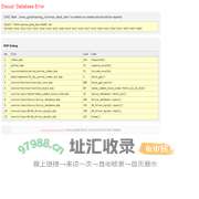 www.goudemaoning.com - Database Error