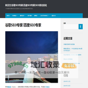林汉文|谷歌SEO专家|百度SEO专家|SEO排名优化 | 十年搜索引擎排名优化经验助力企业出海,跨境电商SEO优化