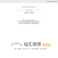 autohome short url service