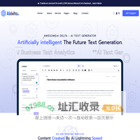 Aidelta - AI Text Generator Website Template