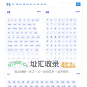 字名 - 汉字到姓名的魅力！