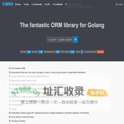 GORM - The fantastic ORM library for Golang, aims to be developer friendly.