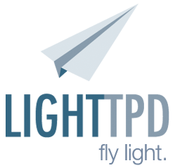 Powered by lighttpd