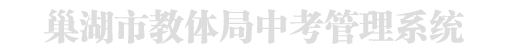 2024年巢湖中考8年级网上填报系统