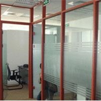 广州晶科建材有限公司-玻璃隔断,单玻隔断,双玻隔断
